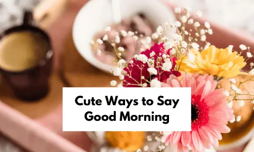 How To Say Good Morning To A Girl You Like Over Text