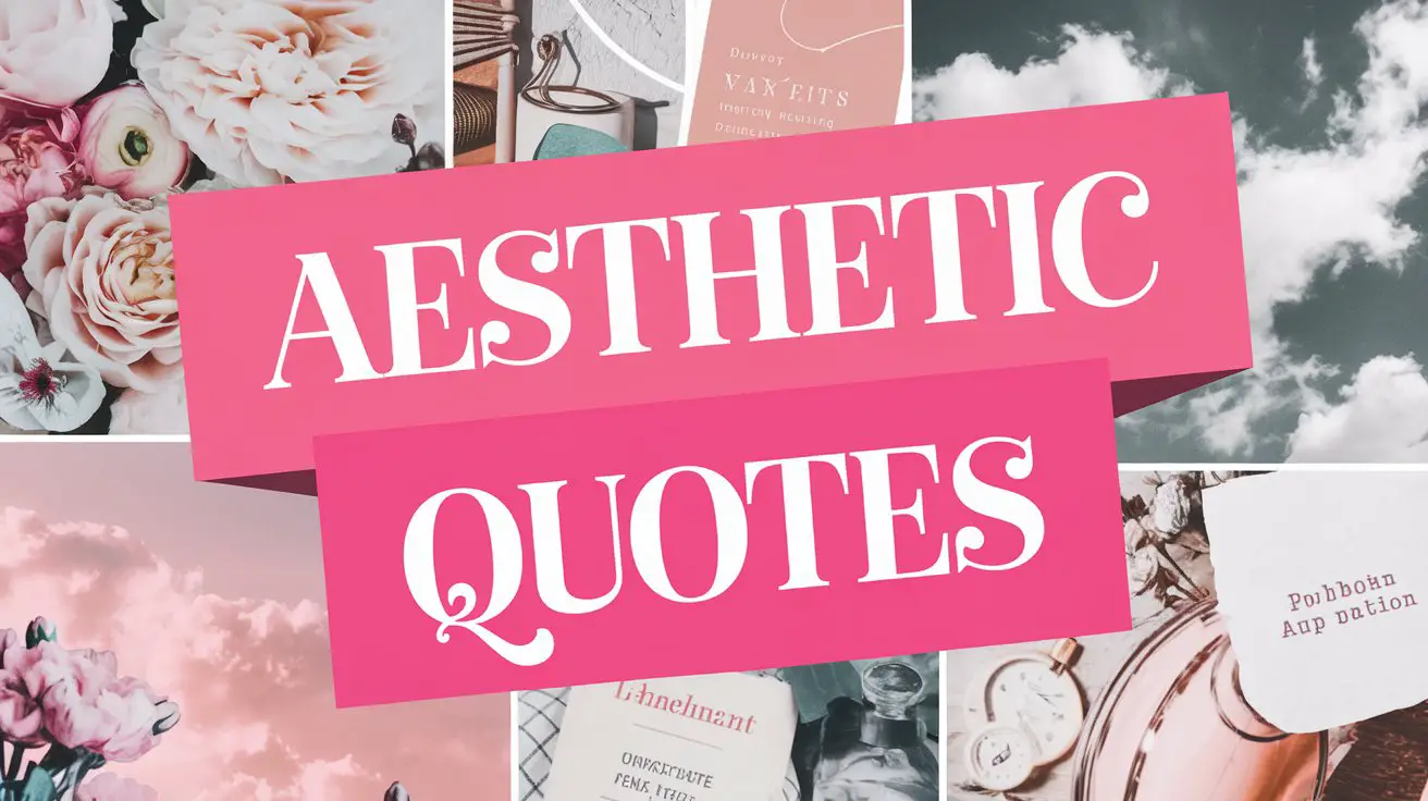 Aesthetic Quotes