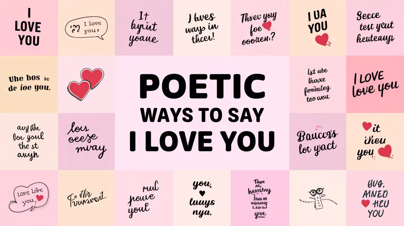 Poetic Ways to Say I Love You