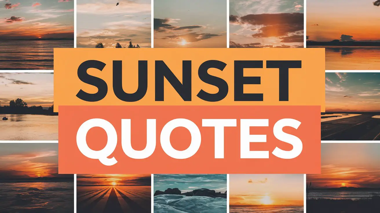 Sunset Quotes