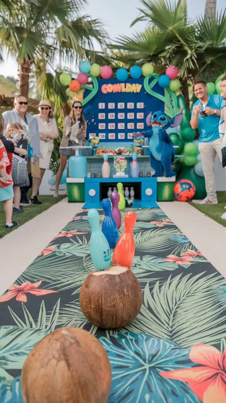 Coconut Bowling Game