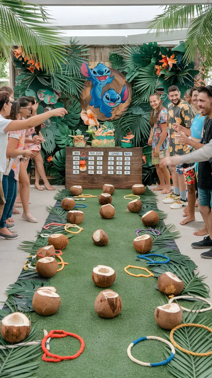 Coconut Ring Toss Game
