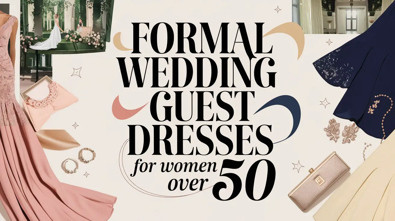 Formal Wedding Guest Dresses for Women over 50