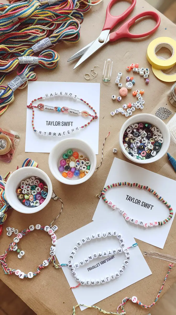 Friendship Bracelet Making Station