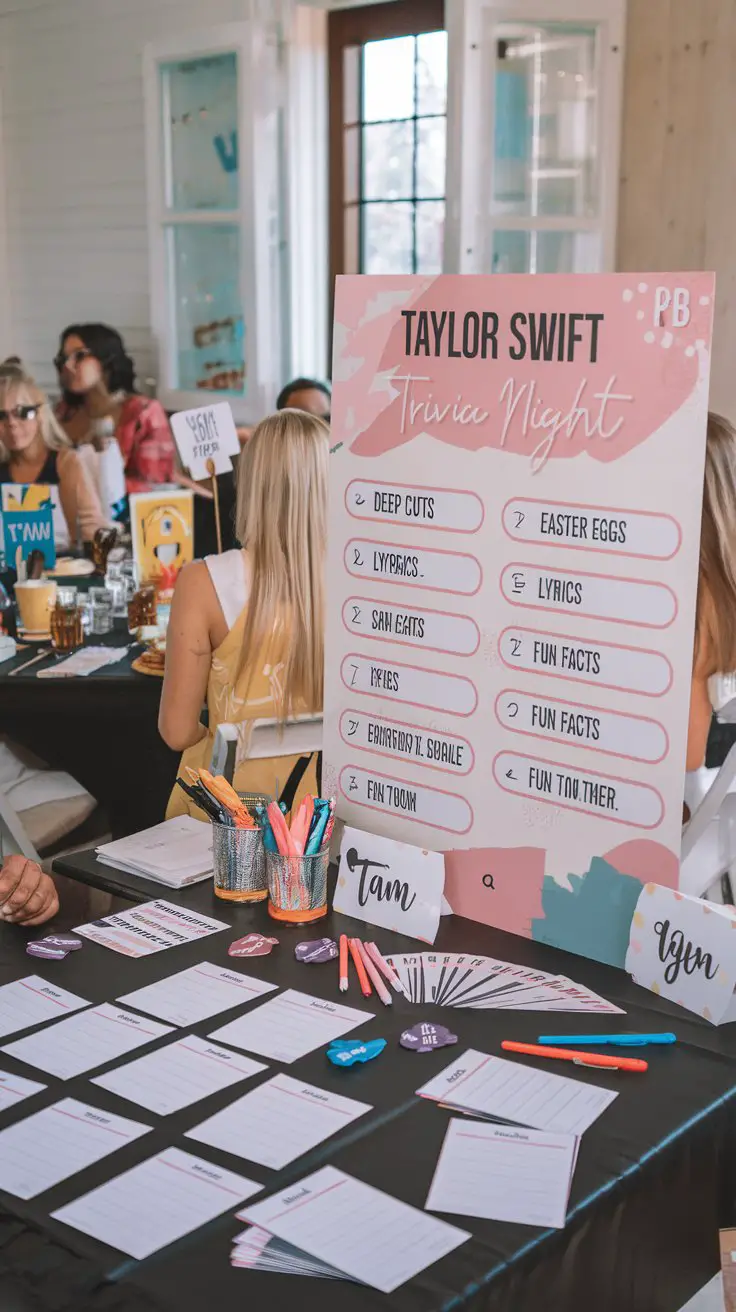 Taylor Swift Trivia Night