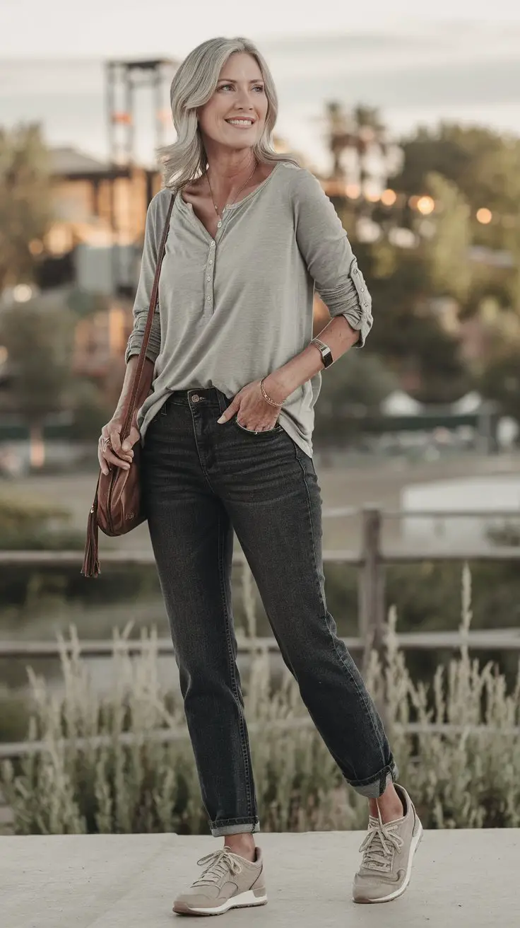 The Comfortable Chic Mama (Style Meets Practicality)