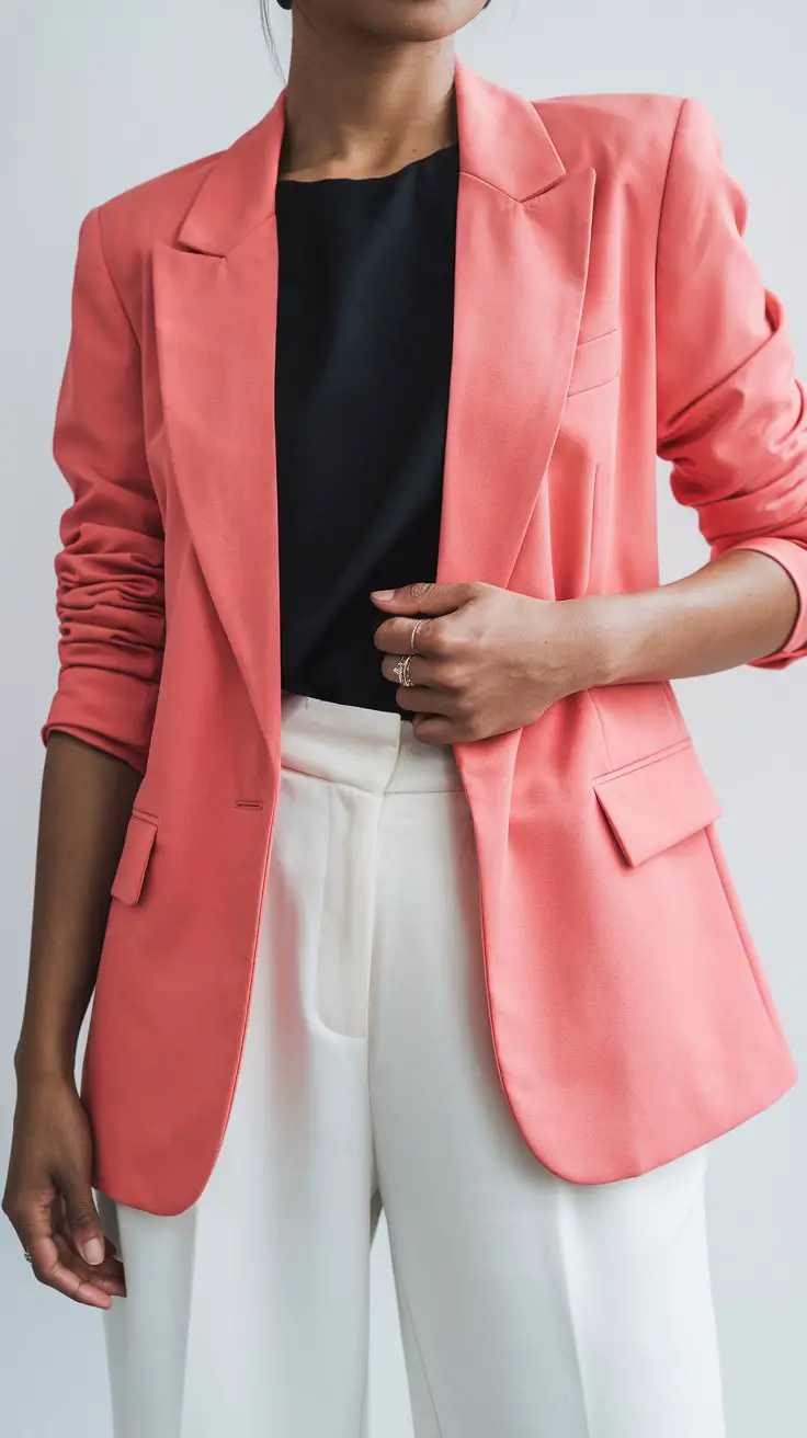 The “Creative Professional” Colorful Blazer Statement (Bold and Beautiful)