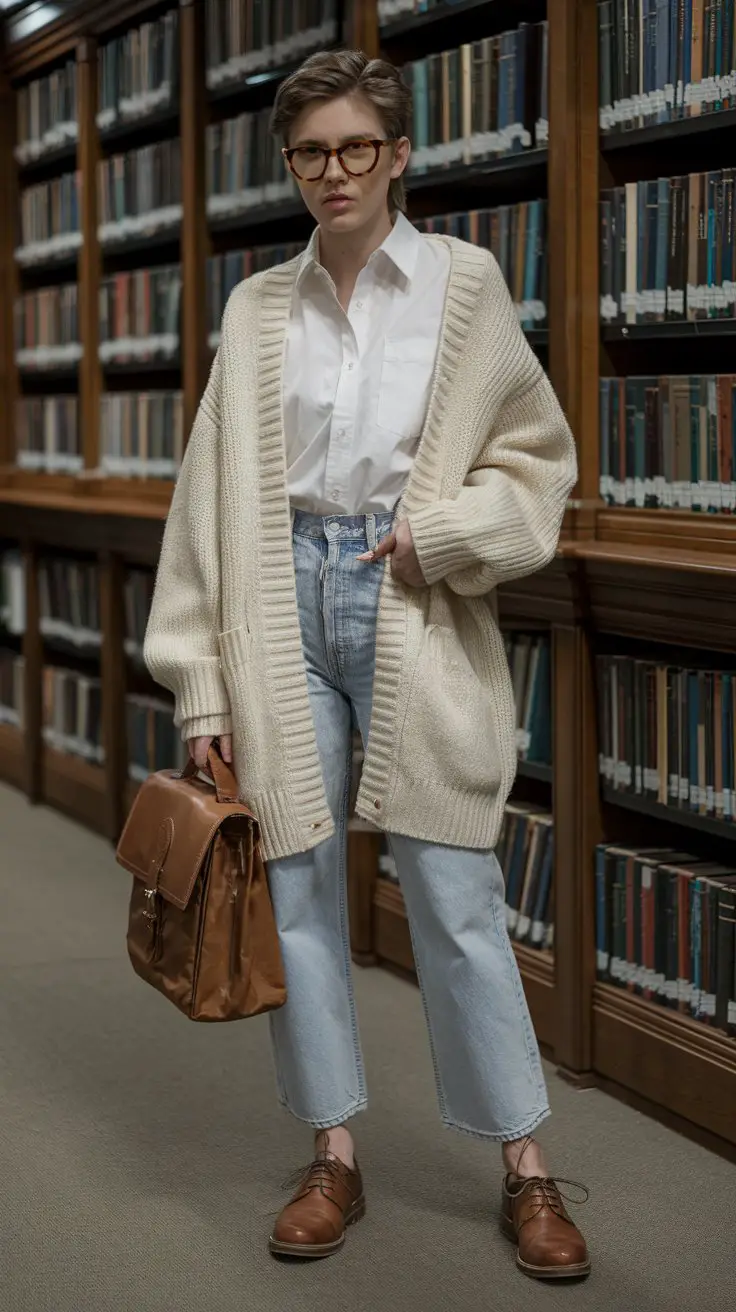 The Library Scholar (Academic Chic at Its Best)