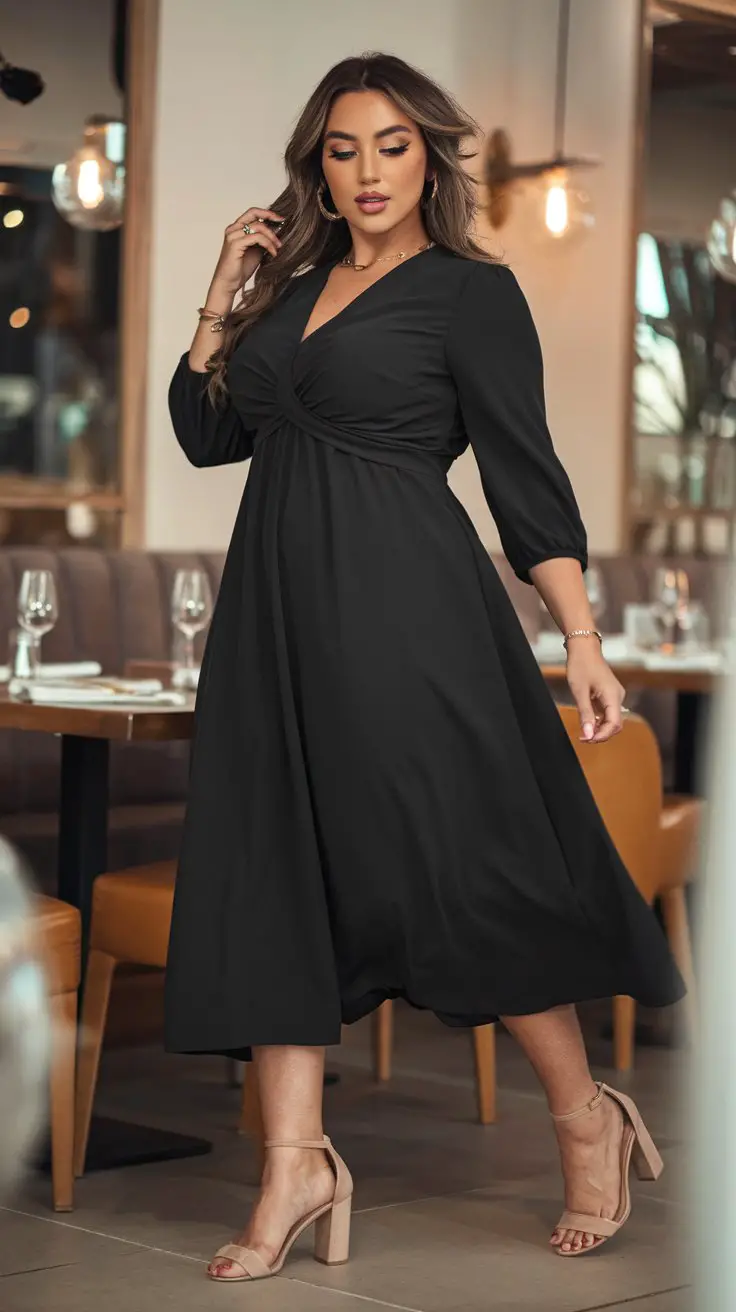 The Little Black Dress That Actually Fits (Because Basic Can Be Beautiful)