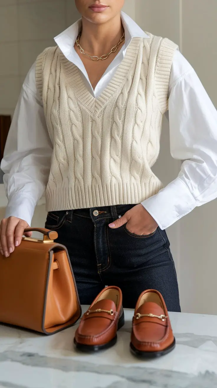 The Preppy Princess (Because Who Doesn’t Love a Good Sweater Vest)