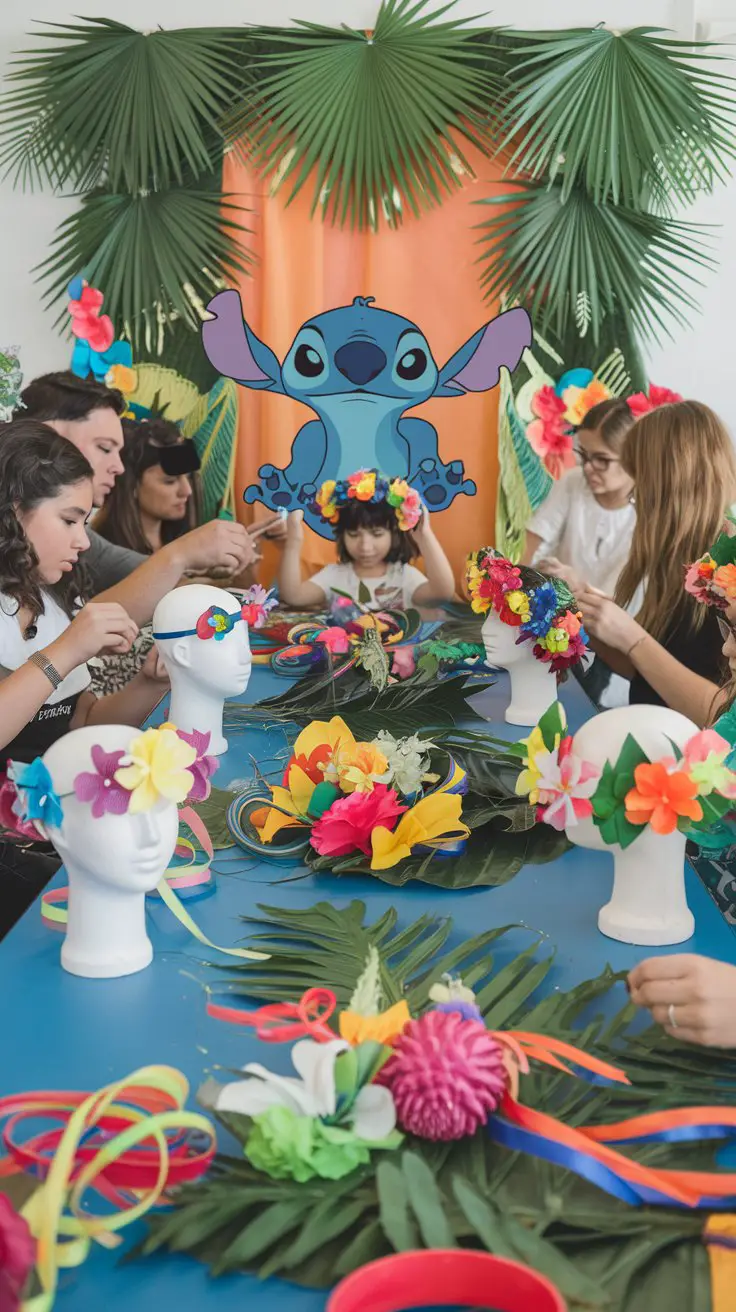 Tropical Flower Crown Making