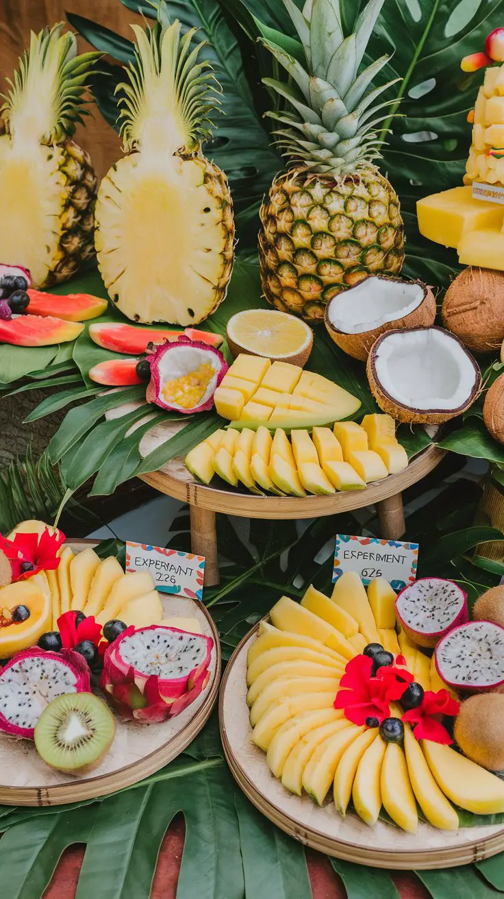 Tropical Fruit Snack Station