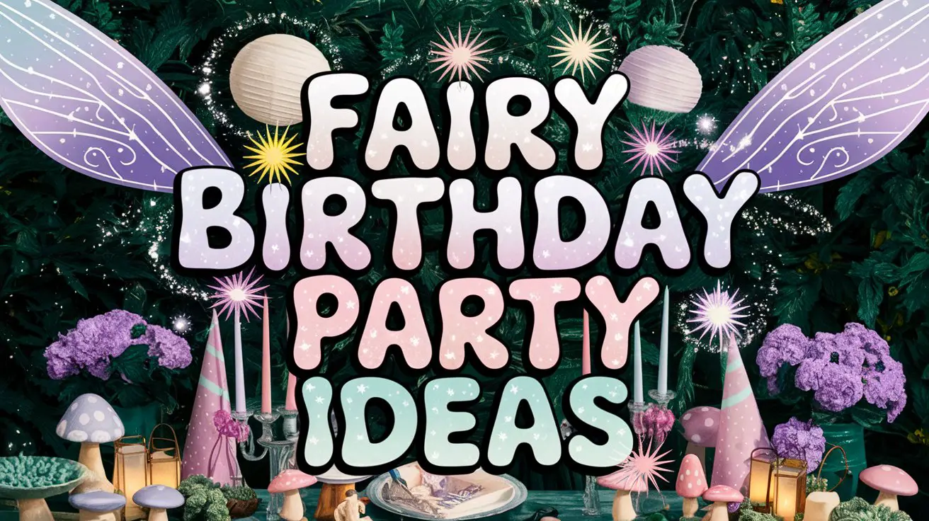 Fairy Birthday Party Ideas