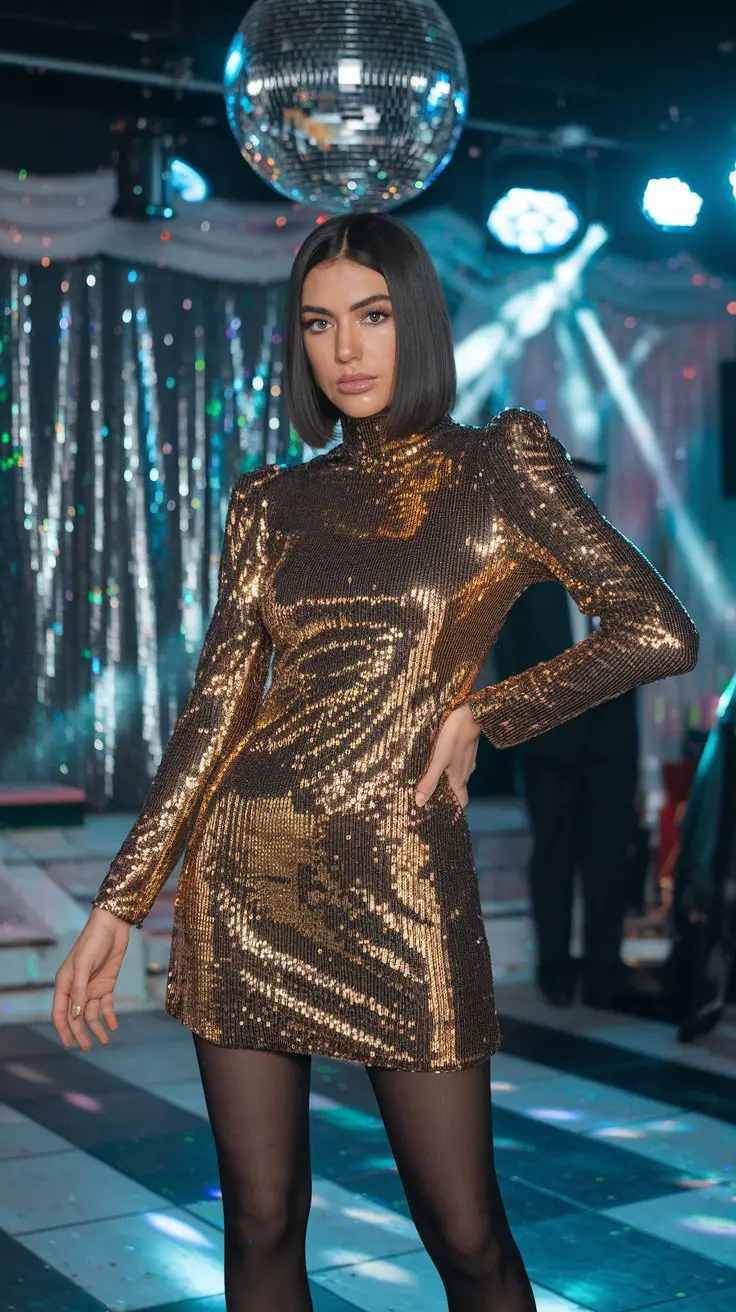 The Classic Sequin Mini Dress (Because Sometimes You Just Need to Sparkle Like a Human Disco Ball)