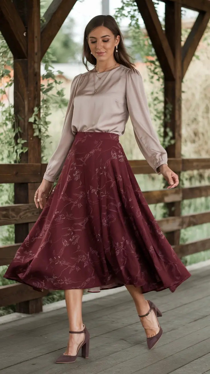 The Midi Skirt Masterpiece (Versatility at Its Finest)