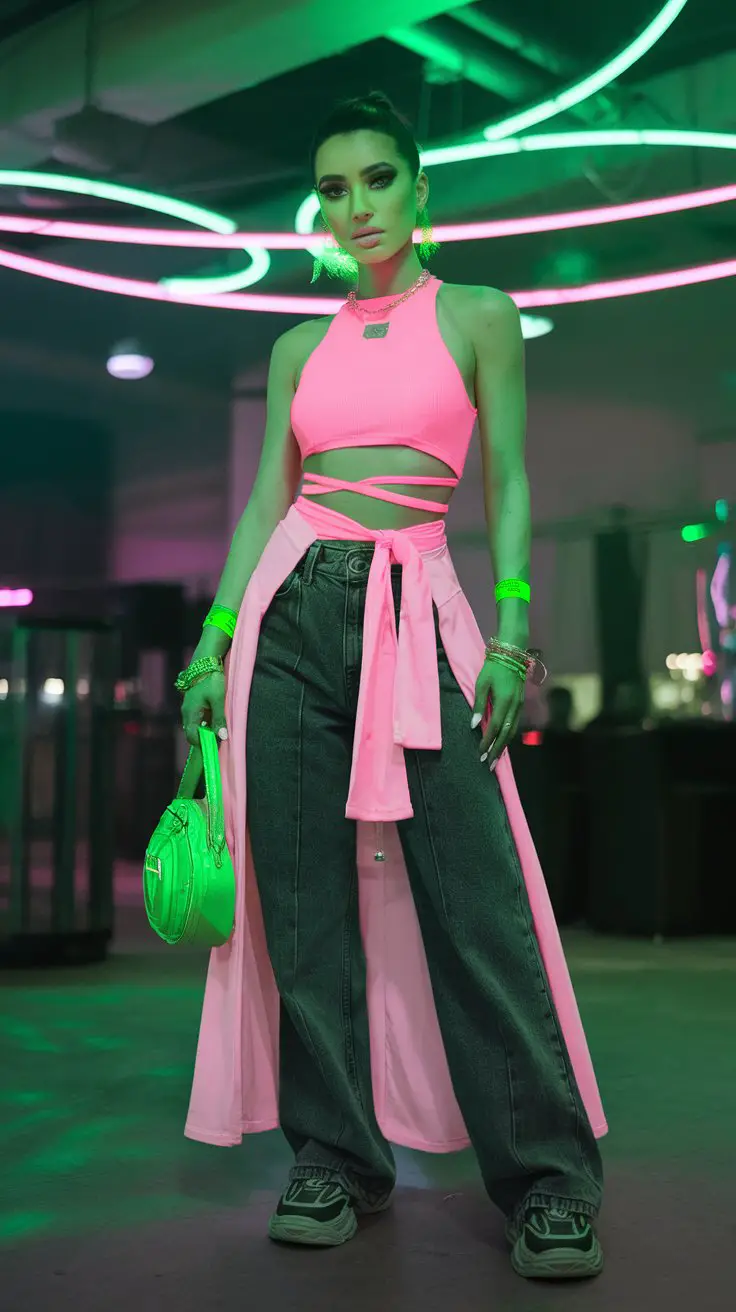 The “Neon Dreams” Statement (Glow Up Literally)