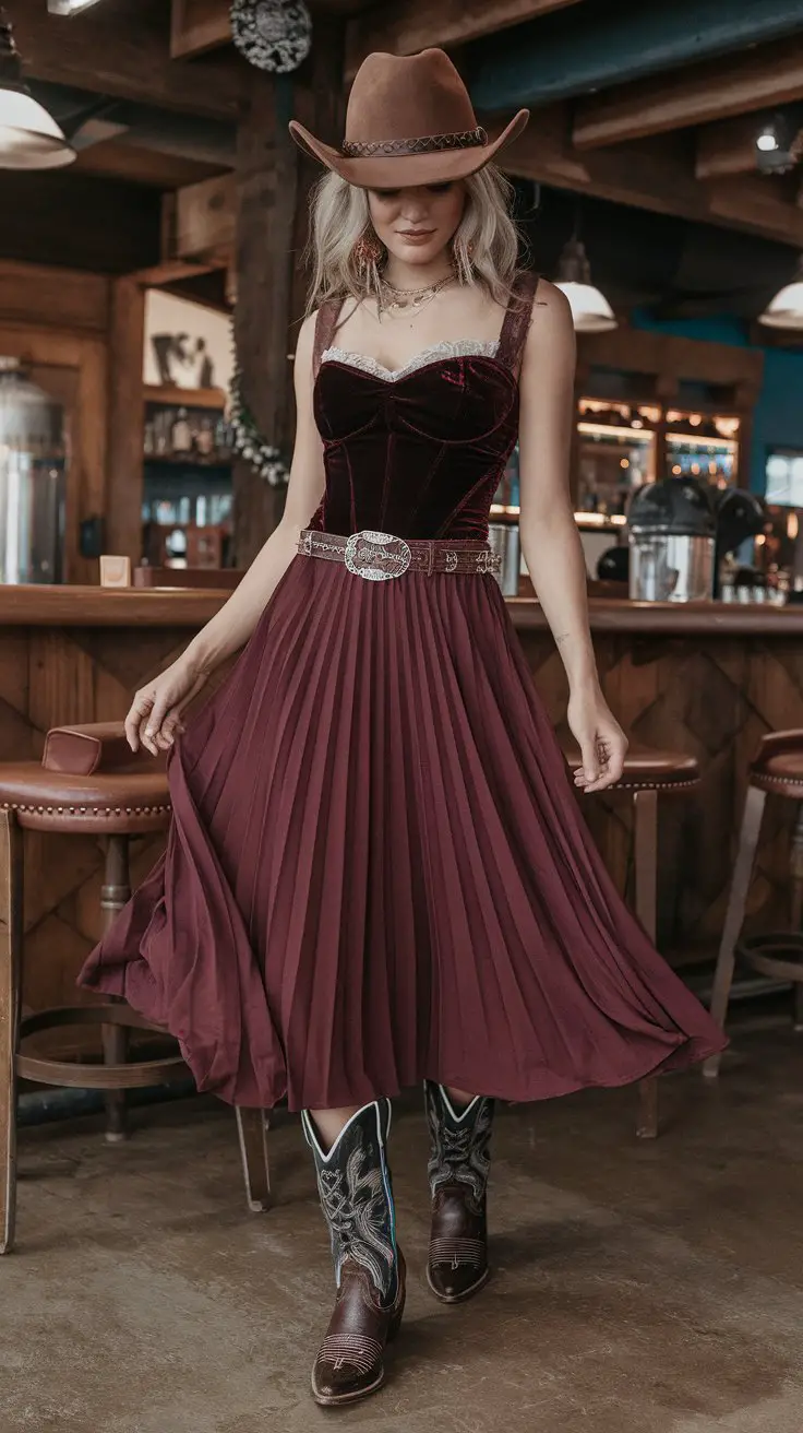 The Saloon Sweetheart (Vintage Glam Meets Wild West)