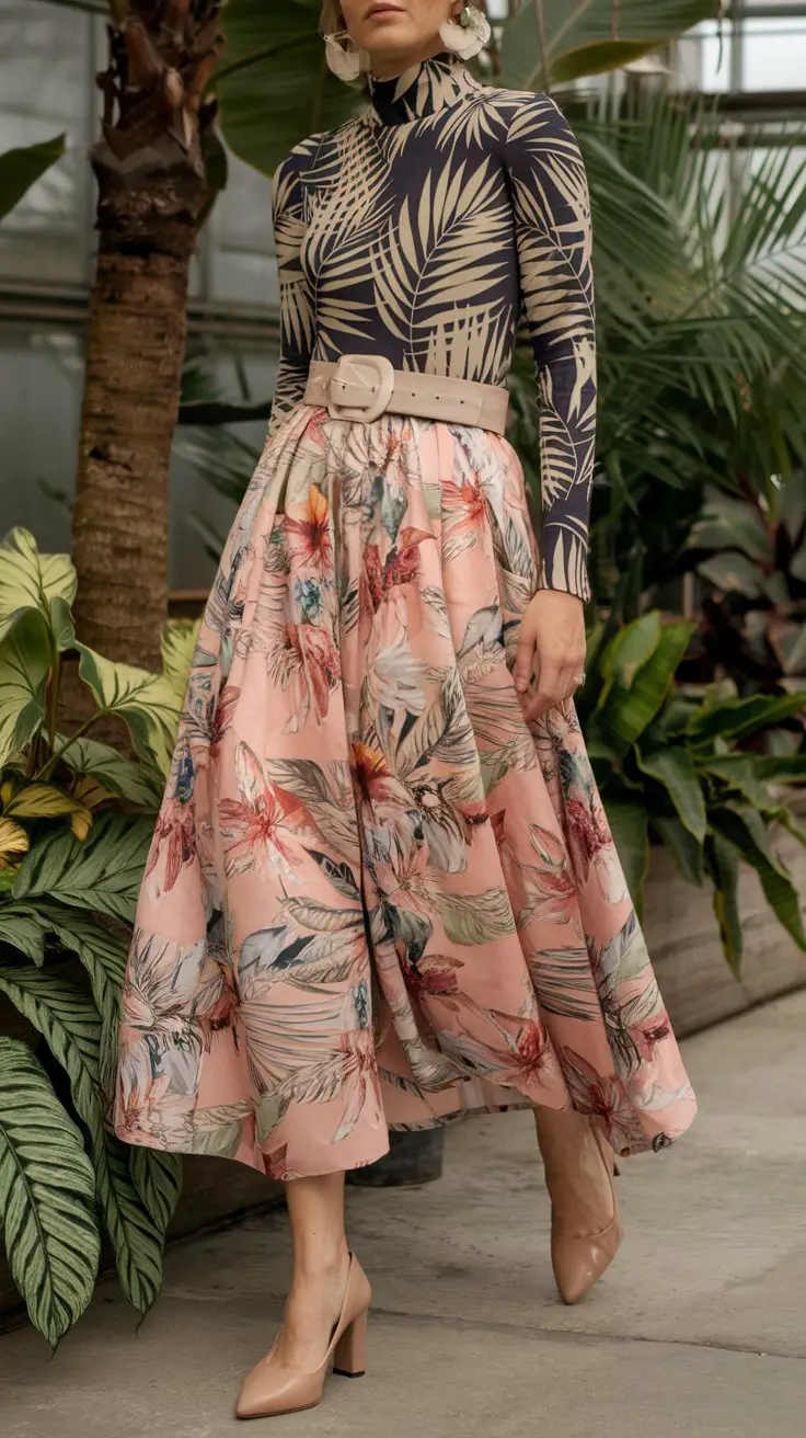 The Tropical Print Mixing Madness (For the Fashion Risk-Takers)