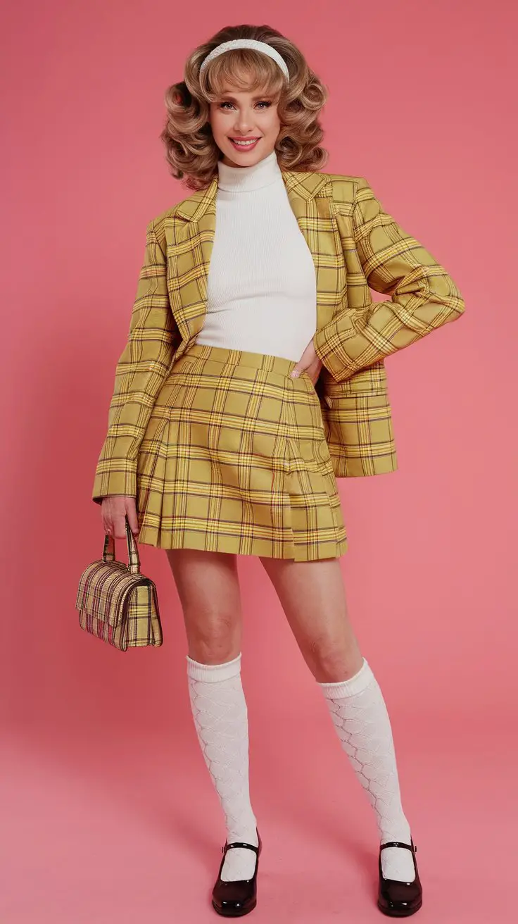 The Clueless Queen (Plaid Perfection and Valley Girl Vibes)