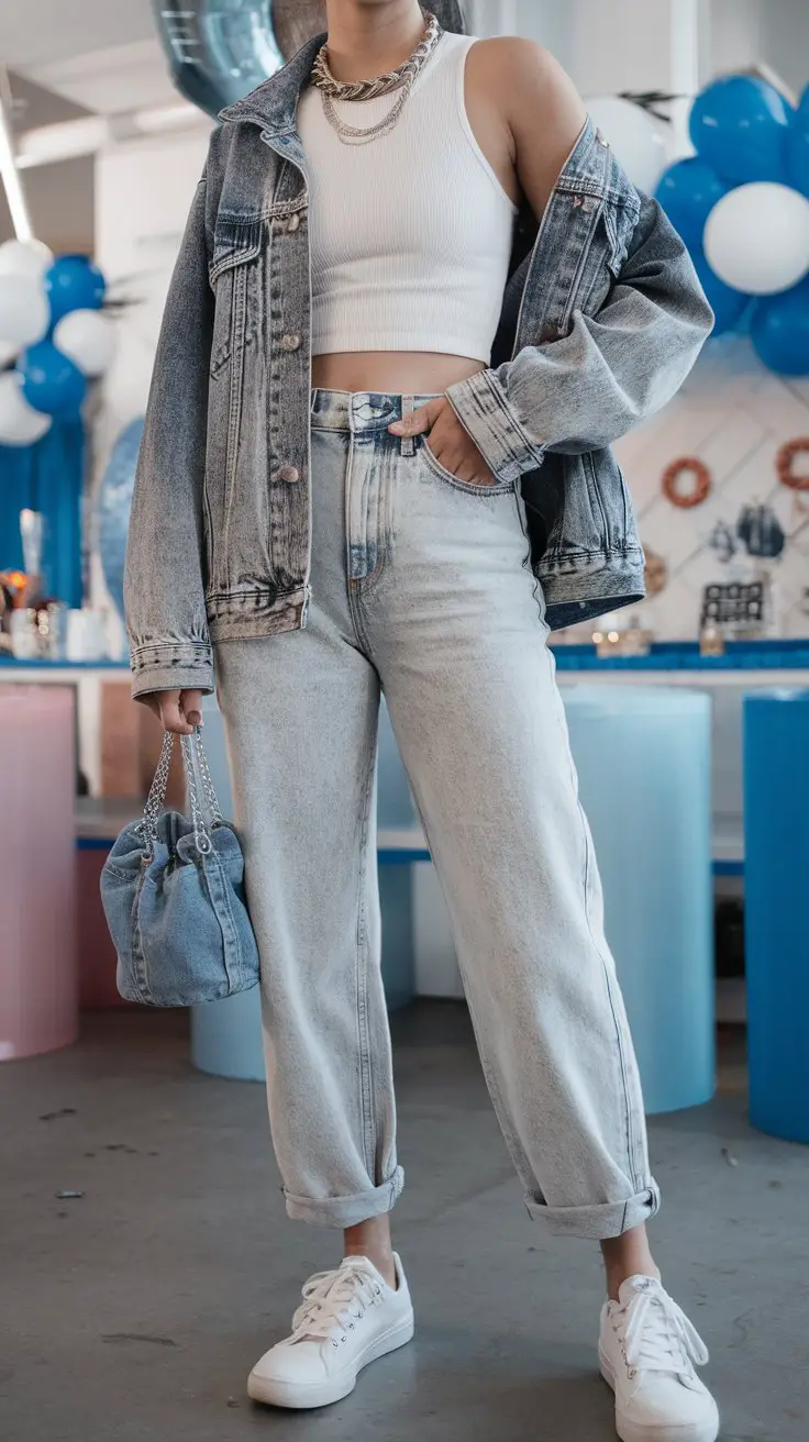 The Denim Devotee (Double Denim Done Right)