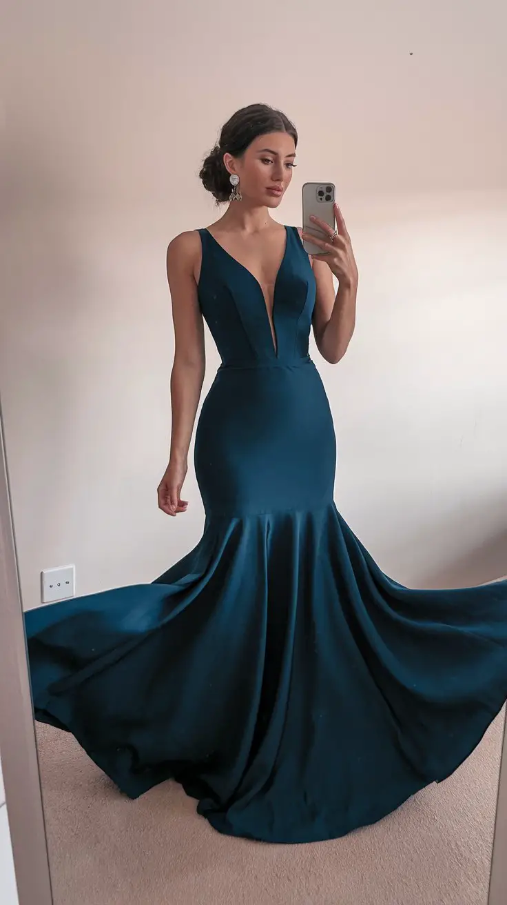 The Flowy Maxi Dress (Mermaid Vibes on Lock)