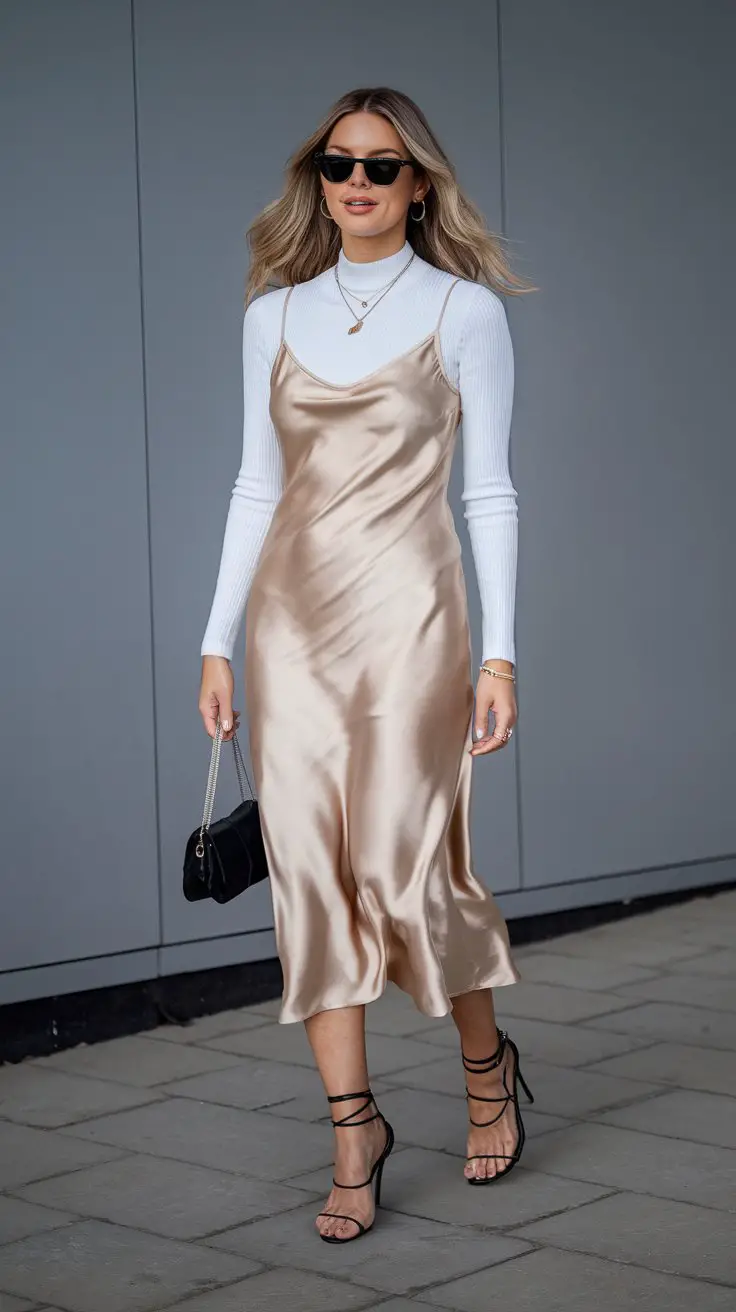 The Slip Dress Siren (Minimalist Chic with Maximum Impact)