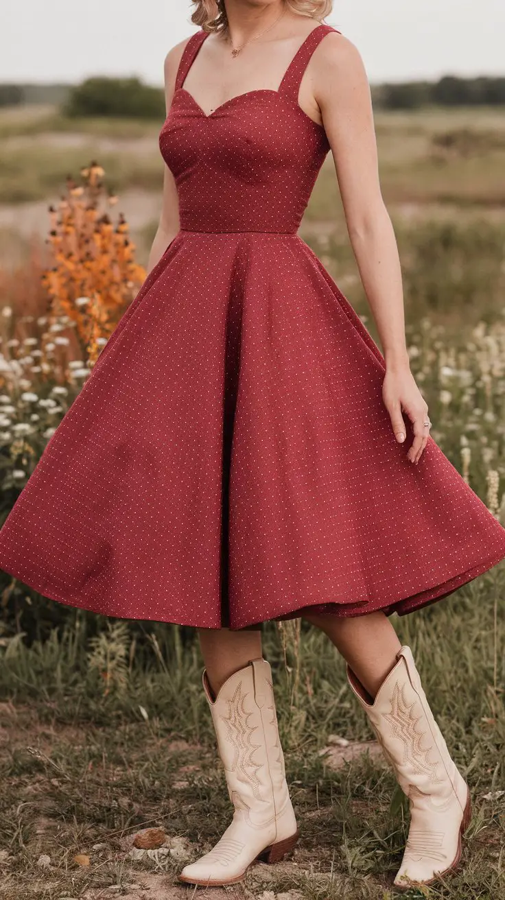 The Vintage Darling Revival (Pin-Up Meets Prairie)