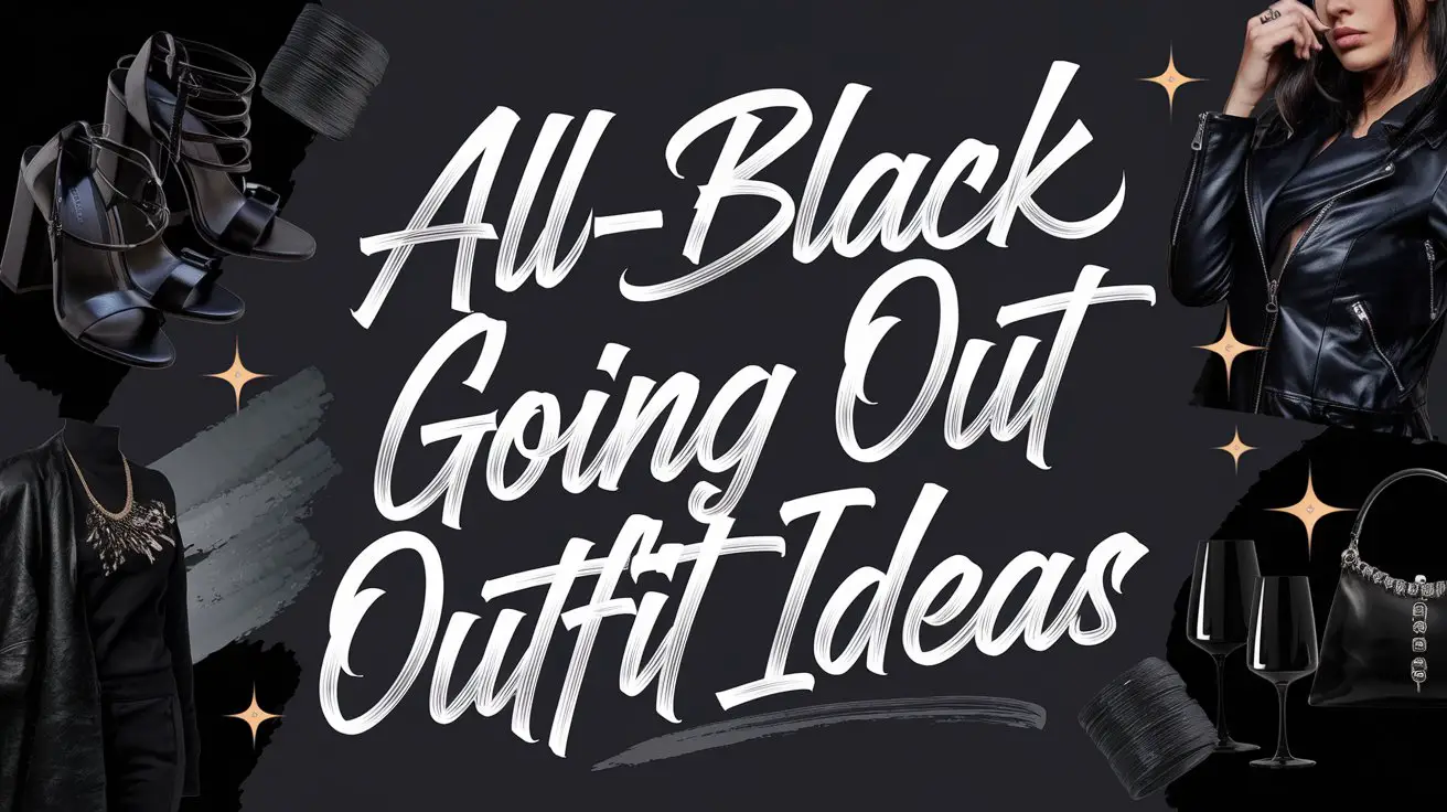 All-Black Going Out Outfit Ideas