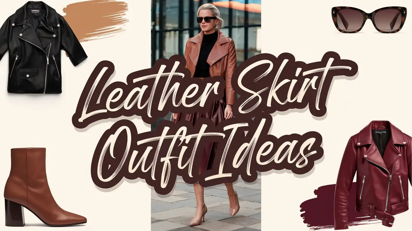 Leather Skirt Outfit Ideas