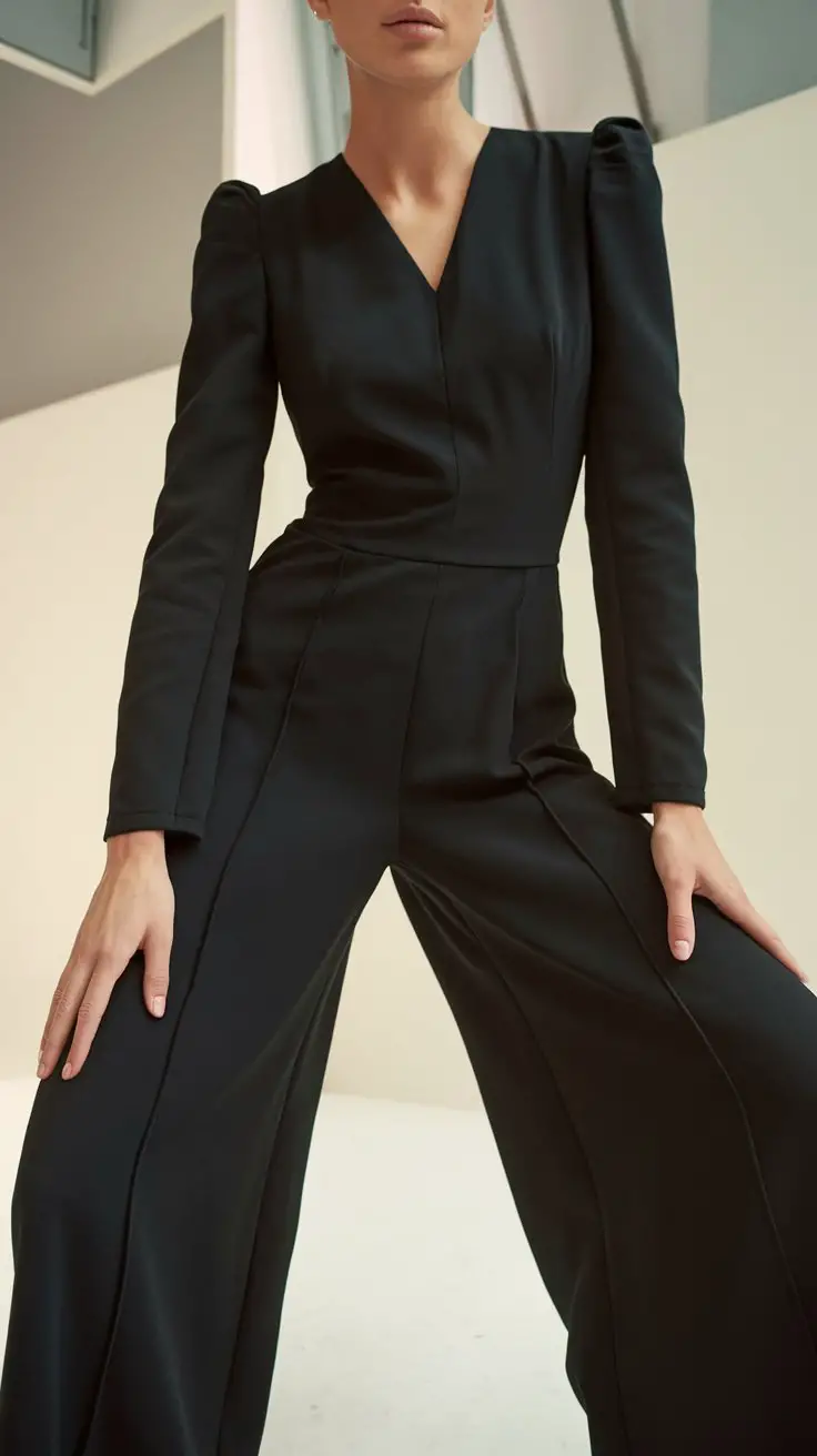 The Classic Black Jumpsuit (Because Monotone Never Goes Out of Style)
