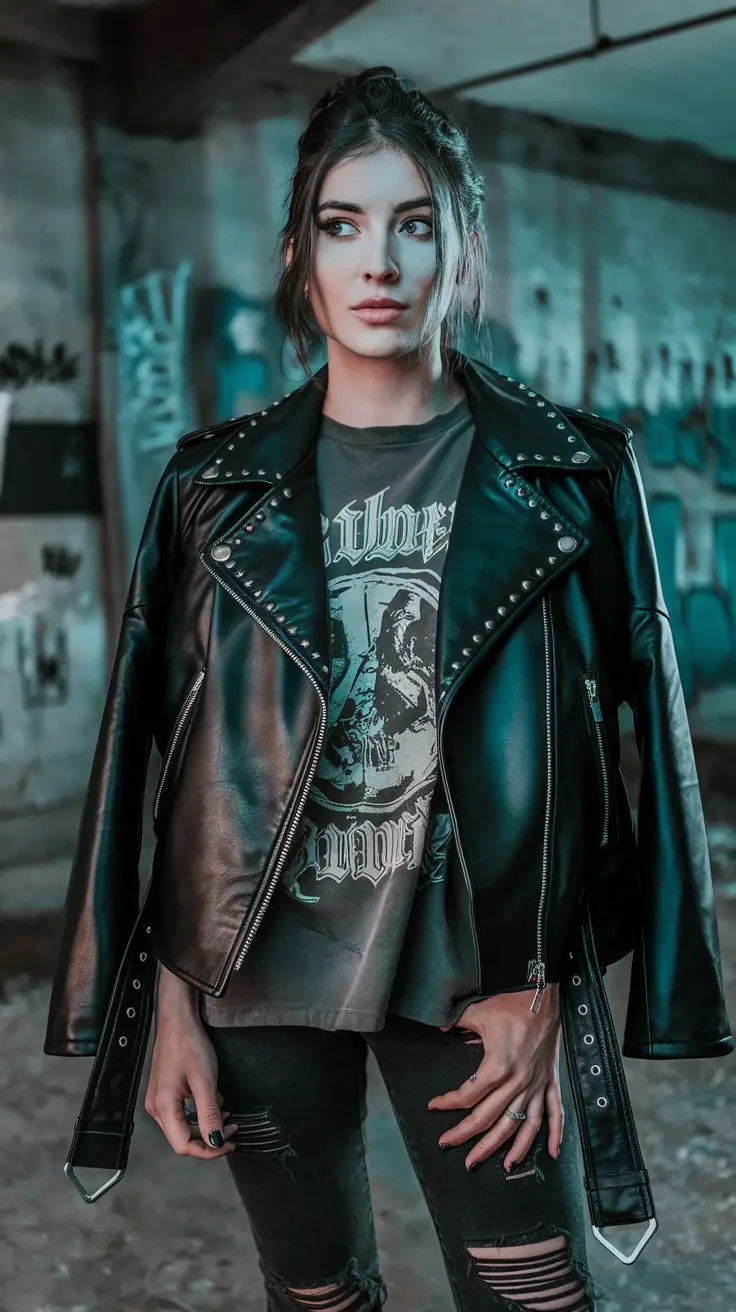 The Leather Jacket Rebellion (Channeling Your Inner Joan Jett)