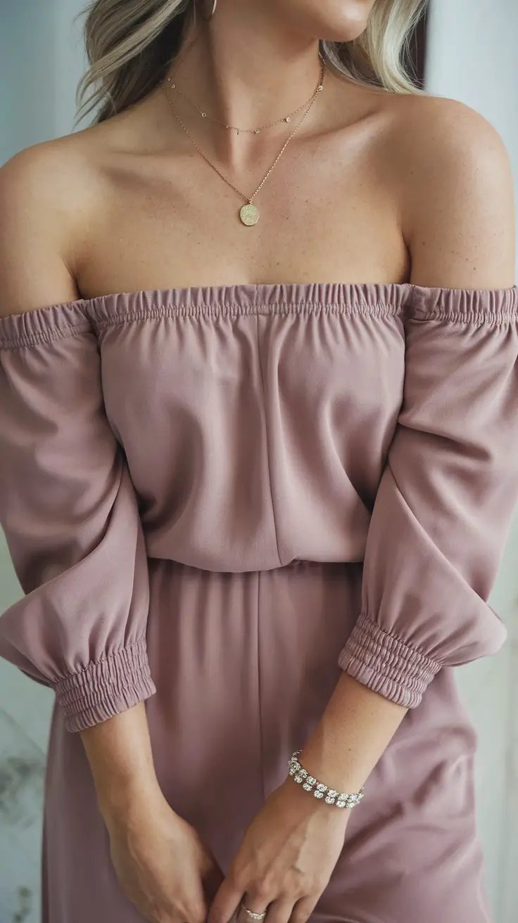 The Off-Shoulder Jumpsuit (For When Your Shoulders Deserve Their Moment in the Spotlight)