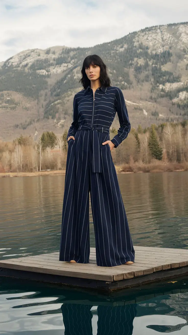The Striped Jumpsuit (Nautical Vibes Without Actually Being on a Boat)