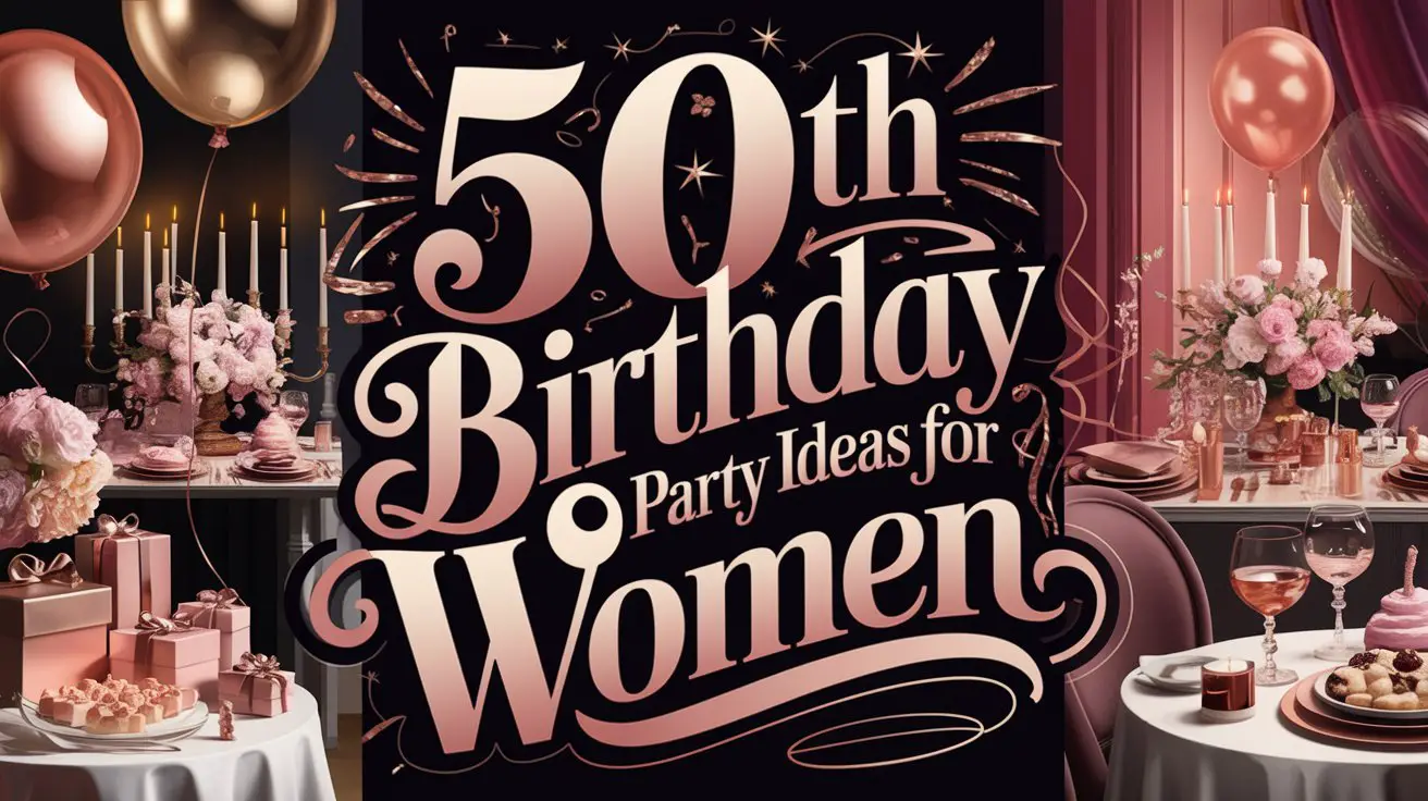 50th Birthday Party Ideas for Women