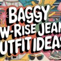 Baggy Low-Rise Jeans Outfit Ideas