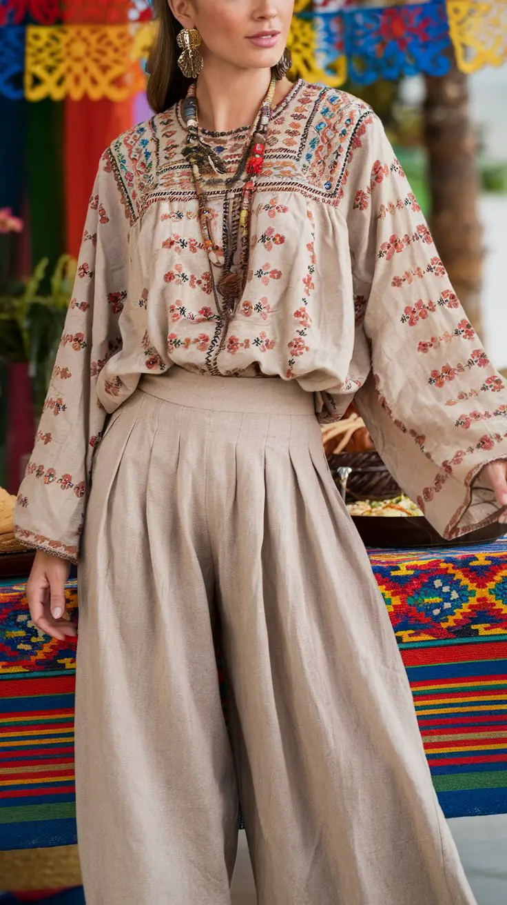 Boho-Mexicana Ensemble (Earthy & Artsy)