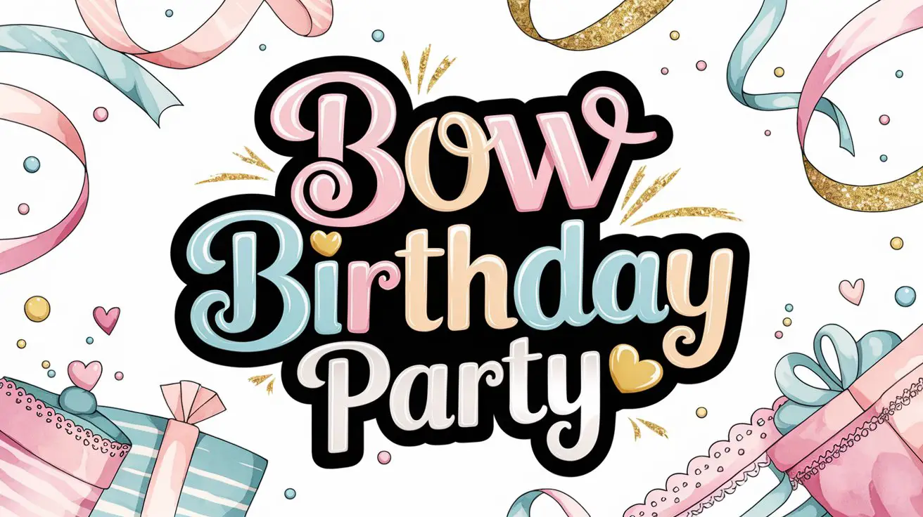 Bow Birthday Party Ideas