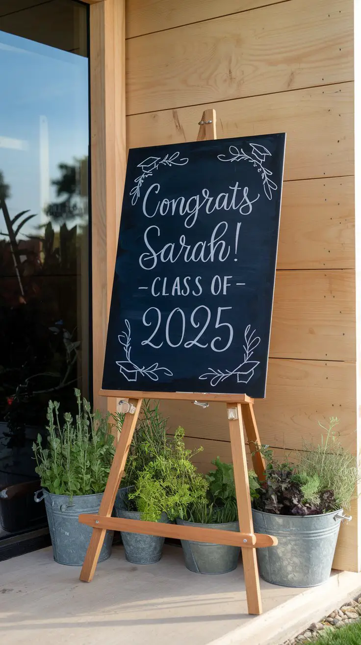 Chalkboard Sign Welcome Board