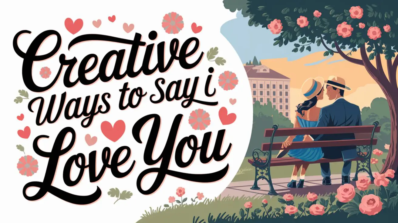 Creative Ways to Say I Love You