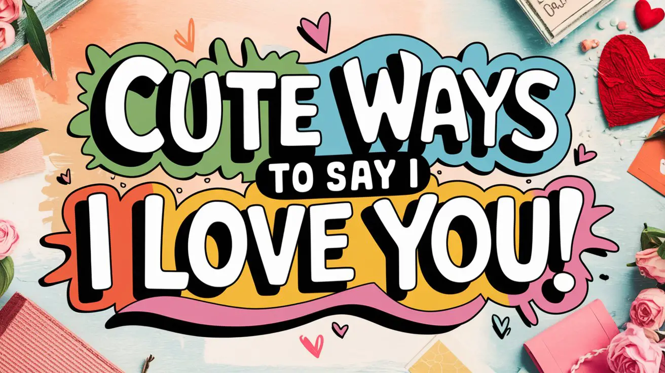 Cute Ways to Say I Love You (2)