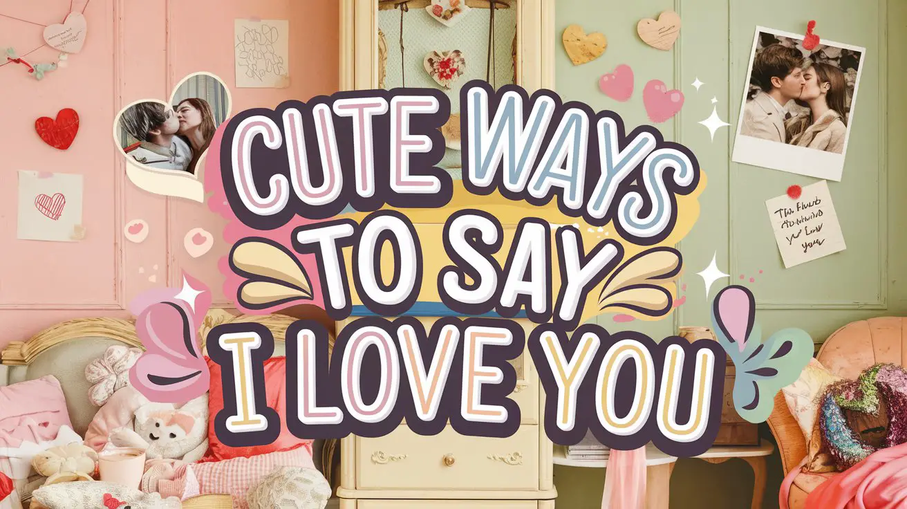 Cute Ways to Say I Love You