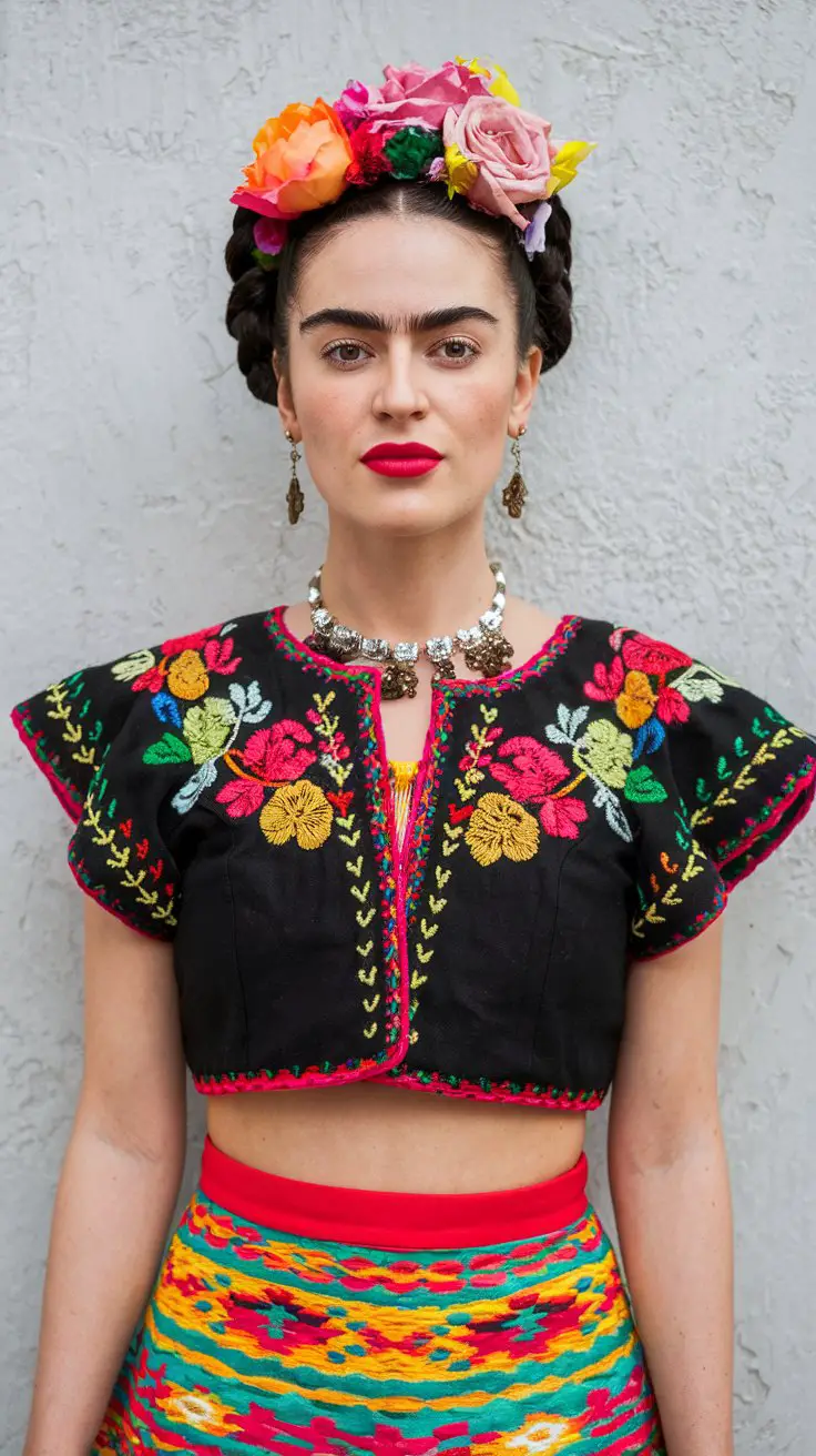 Frida Kahlo-Inspired Look (Iconic Always)