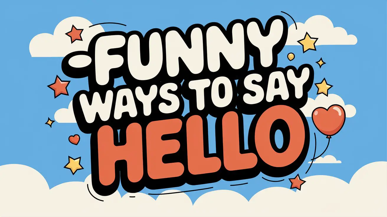 Funny Ways to Say Hello