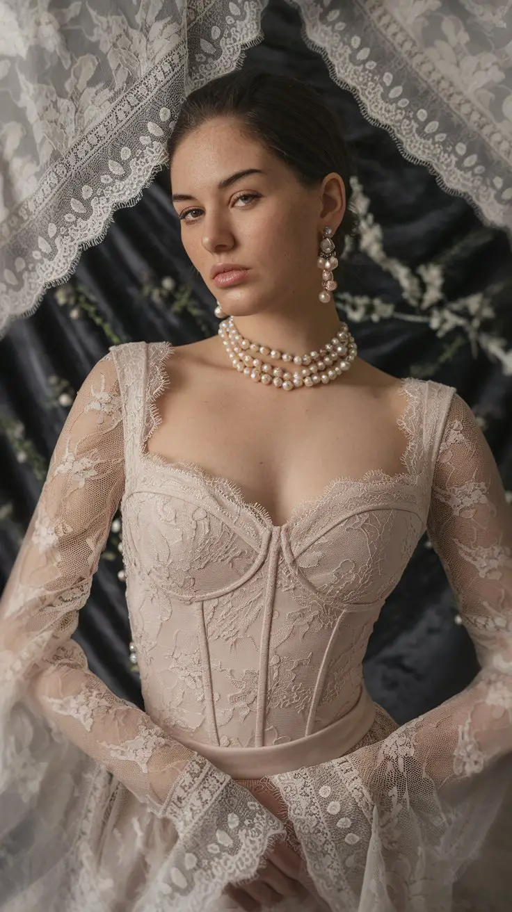 Lace-Heavy Ensemble (Delicate but Deadly)