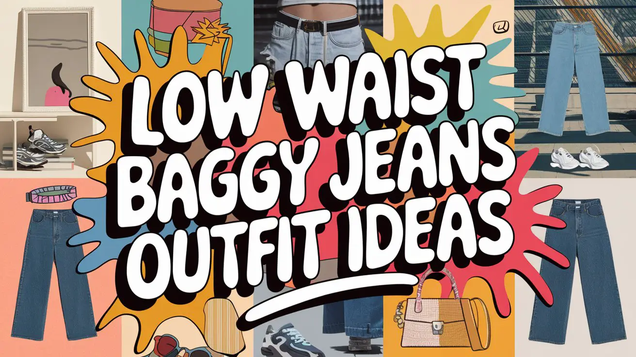 Low Waist Baggy Jeans Outfit Ideas