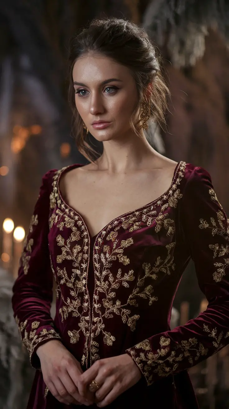 Luxe Velvet Ensemble (Winter Bridgerton Fantasy)