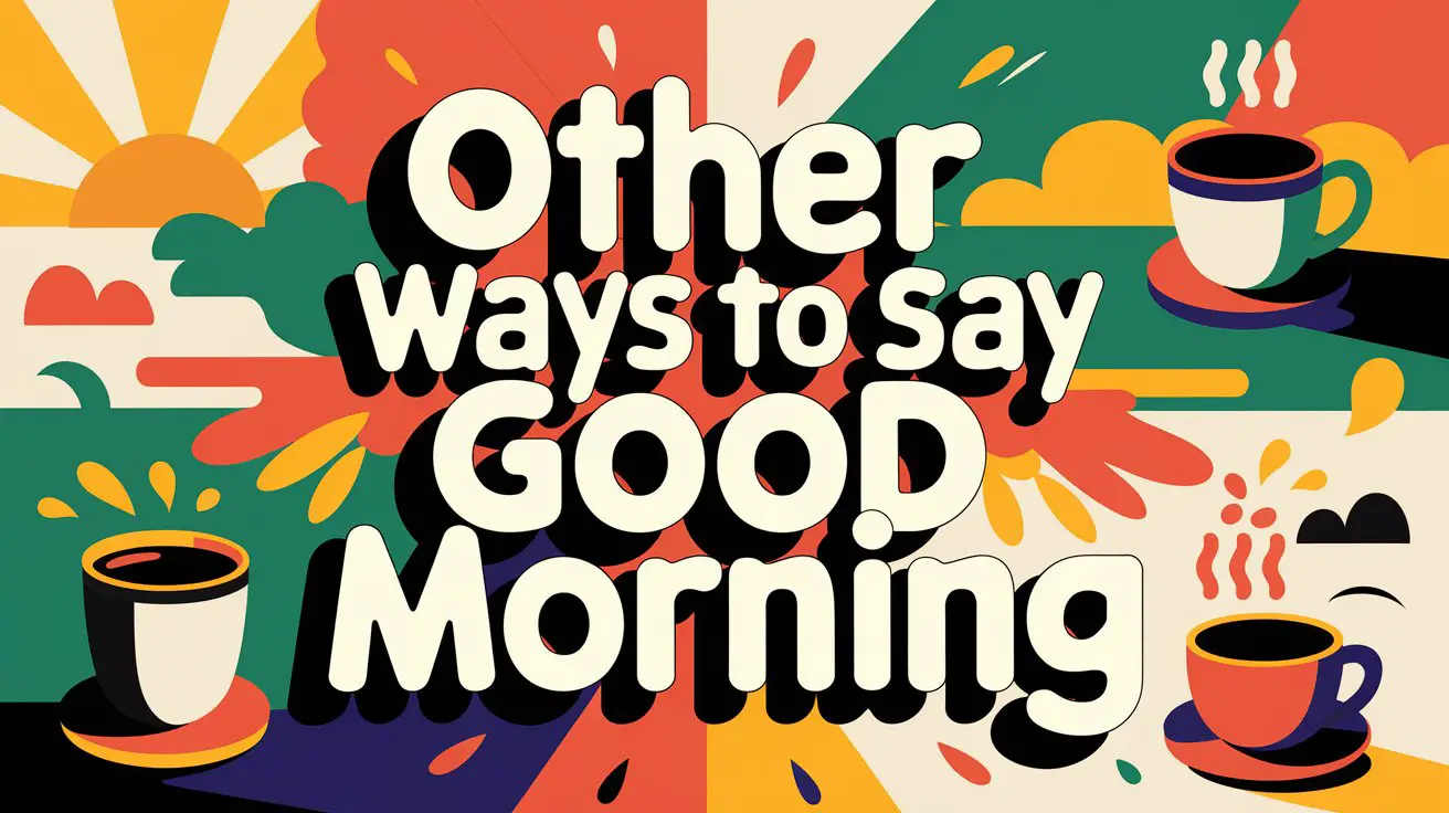 Other Ways to Say Good Morning