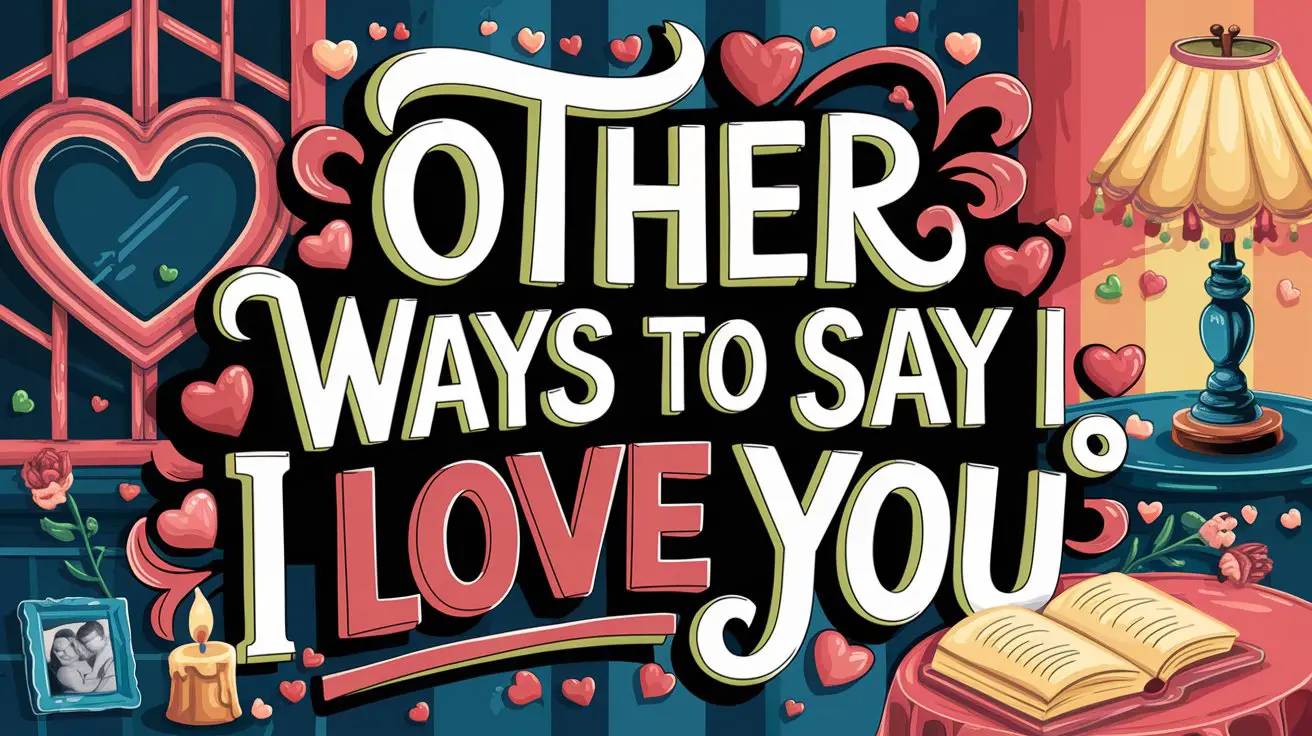 Other Ways to Say I Love You