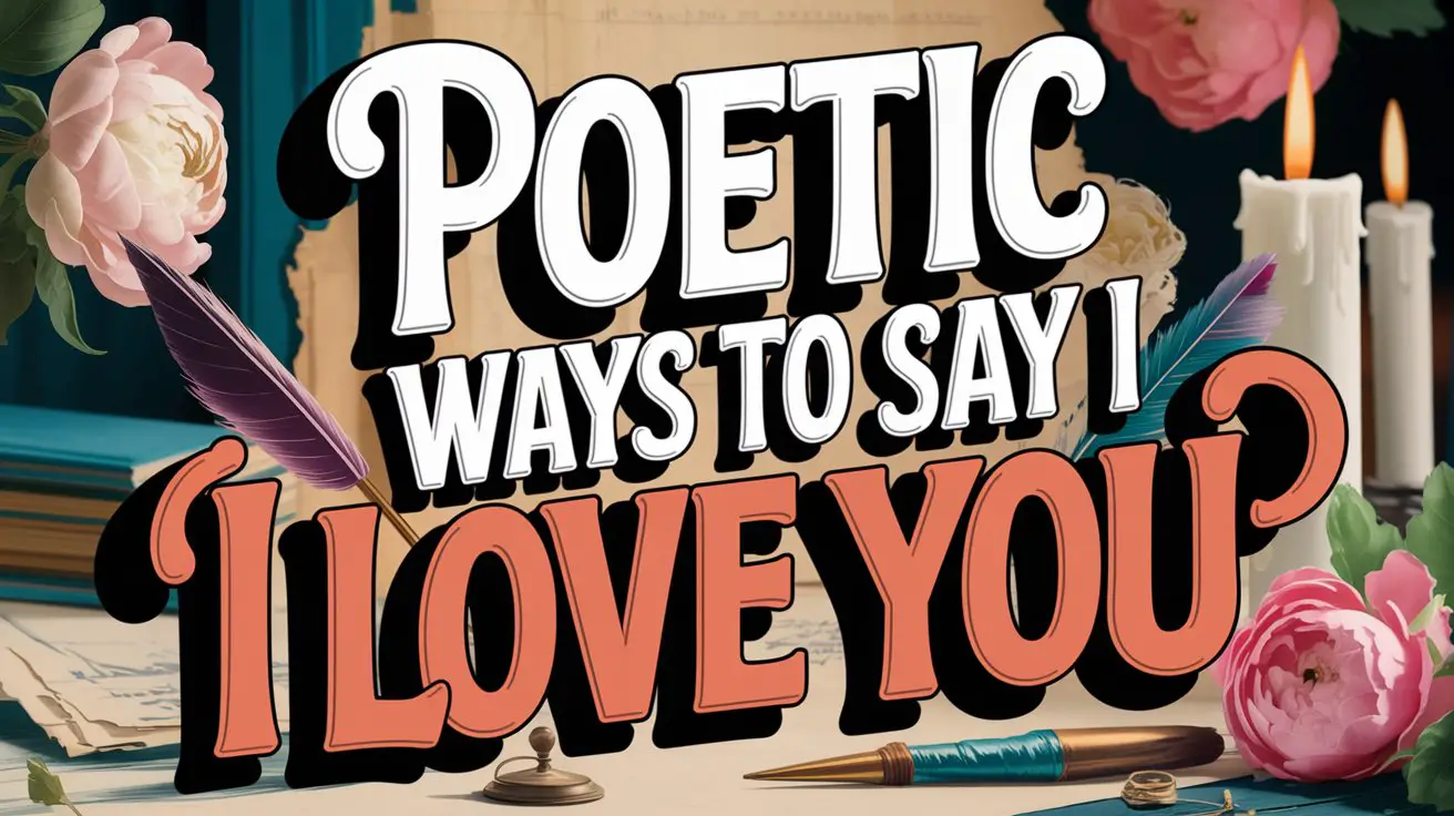 Poetic Ways to Say I Love You