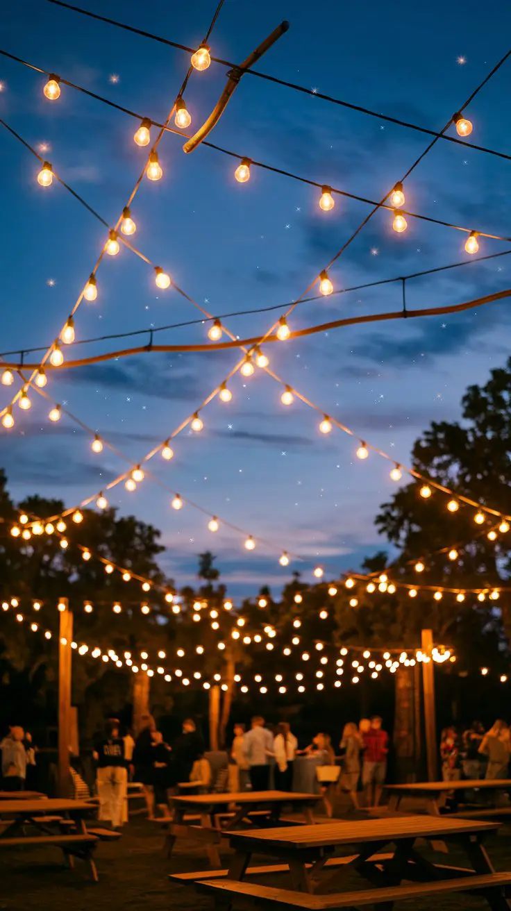 String Light Canopy